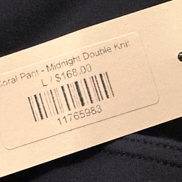 NWT: Alison Izu Coral Pant in Midnight Double Knit Size L - Picture 4 of 5